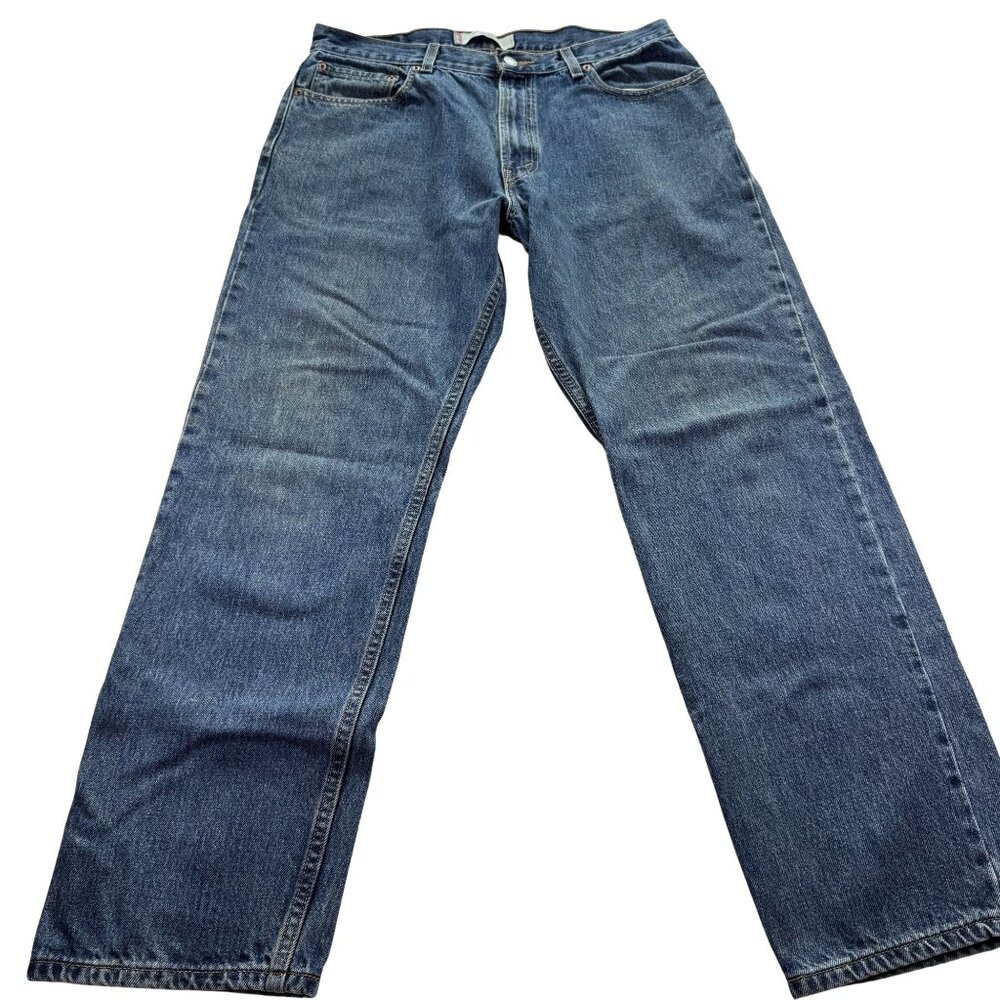 Levis 505 Regular Fit Mens Denim Jeans W36 L32 Blue